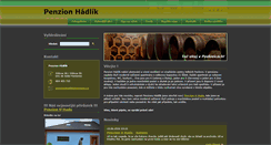 Desktop Screenshot of penzion-hadlik.cz