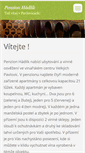 Mobile Screenshot of penzion-hadlik.cz